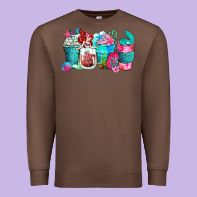 Premium Sweatshirt mermaid coffee cups