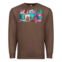 Chestnut mermaid coffee cups Premium Sweatshirt - Zillion Design Studio