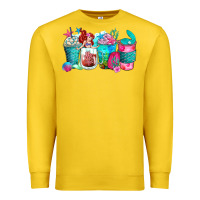 Lemon mermaid coffee cups Premium Sweatshirt - Zillion Design Studio