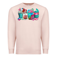Pale Pink mermaid coffee cups Premium Sweatshirt - Zillion Design Studio