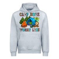 Heather Grey camp more worry less Urban Hoodie - AdoDesignShop