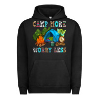 Pigment Black camp more worry less Urban Hoodie - AdoDesignShop