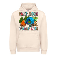 Sandshell camp more worry less Urban Hoodie - AdoDesignShop