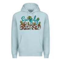 Blue Mist simply blessed Premium Hoodie - JahusDesignShop