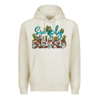 Oatmeal Heather simply blessed Premium Hoodie - JahusDesignShop