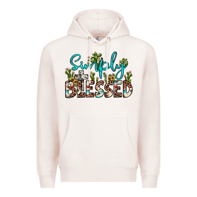 Simply Blessed Premium Hoodie by JahusDesignShop | Teevron