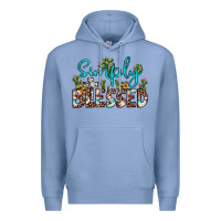 Colony Blue simply blessed Premium Hoodie - JahusDesignShop