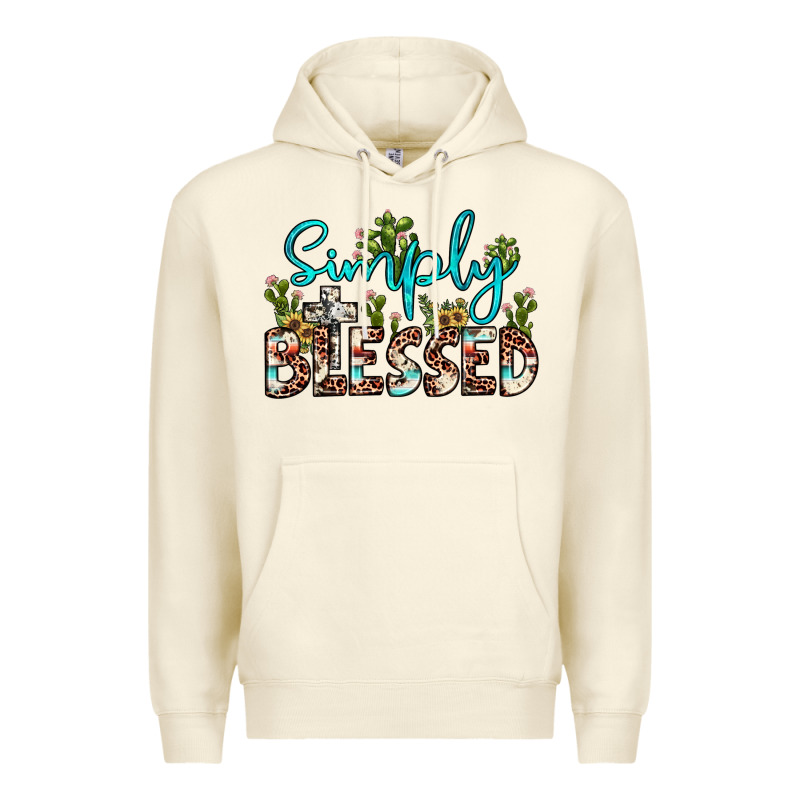 Simply Blessed Premium Hoodie by JahusDesignShop | Teevron