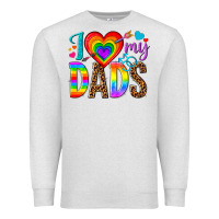 Oatmeal Heather i love my dads Premium Sweatshirt - texasbilliewilder