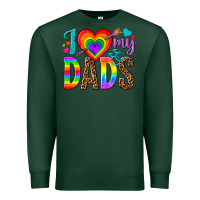 Sports Green i love my dads Premium Sweatshirt - texasbilliewilder