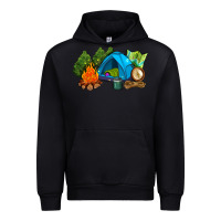 Black camp in the woods Urban Hoodie - AdoDesignShop