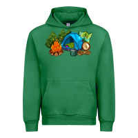 Emerald camp in the woods Urban Hoodie - AdoDesignShop