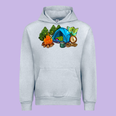 Camp In The Woods Urban Hoodie Designed By Adodesignshop