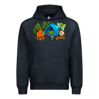 Navy camp in the woods Urban Hoodie - AdoDesignShop