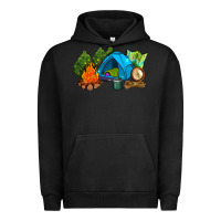 Pigment Black camp in the woods Urban Hoodie - AdoDesignShop