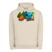 Pigment French Oak camp in the woods Urban Hoodie - AdoDesignShop