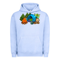 Pigment Grape Ice camp in the woods Urban Hoodie - AdoDesignShop