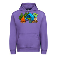 Tulip camp in the woods Urban Hoodie - AdoDesignShop