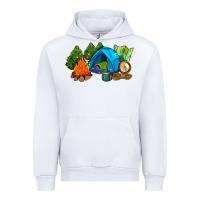 White camp in the woods Urban Hoodie - AdoDesignShop