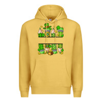 Antique Gold personalized st. patrick's day pencils Premium Hoodie - Artiststas