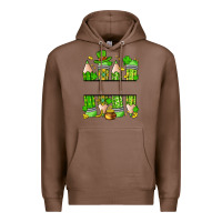 Chestnut personalized st. patrick's day pencils Premium Hoodie - Artiststas
