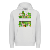 Dove Grey personalized st. patrick's day pencils Premium Hoodie - Artiststas