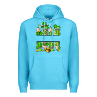Ocean Blue personalized st. patrick's day pencils Premium Hoodie - Artiststas