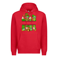 Red personalized st. patrick's day pencils Premium Hoodie - Artiststas