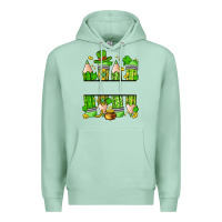 Seafoam personalized st. patrick's day pencils Premium Hoodie - Artiststas