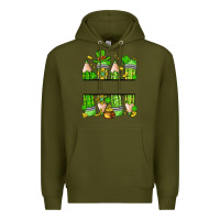 Army Green personalized st. patrick's day pencils Premium Hoodie - Artiststas