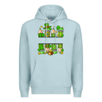 Blue Mist personalized st. patrick's day pencils Premium Hoodie - Artiststas