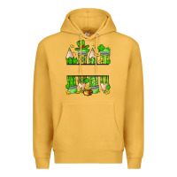 Mustard personalized st. patrick's day pencils Premium Hoodie - Artiststas
