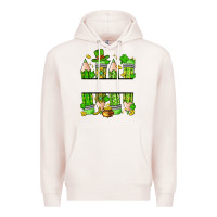Pale Pink personalized st. patrick's day pencils Premium Hoodie - Artiststas