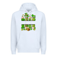 White personalized st. patrick's day pencils Premium Hoodie - Artiststas
