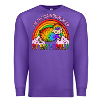 Purple i m the rainbow sheep of my family pride lgbtq Premium Sweatshirt - texasbilliewilder