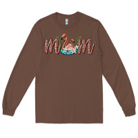 Chestnut mom flamingo Long Sleeve Tee - BarkalooDesign