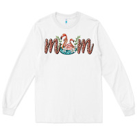 White mom flamingo Long Sleeve Tee - BarkalooDesign