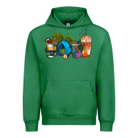 Emerald camp coffee cups ado Urban Hoodie - AdoDesignShop