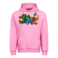 Fuchsia Pink camp coffee cups ado Urban Hoodie - AdoDesignShop