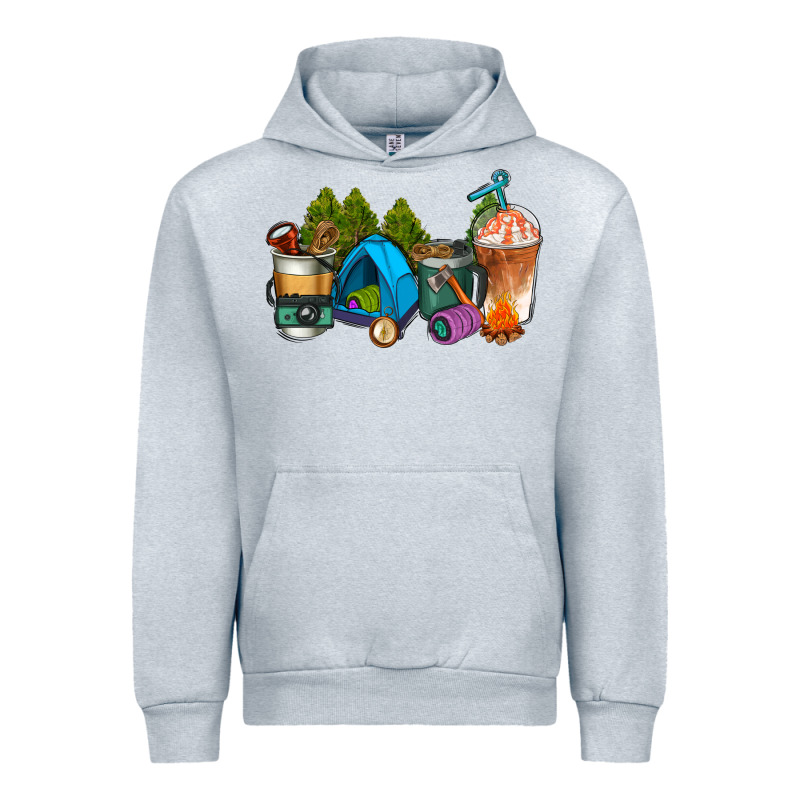Camp Coffee Cups Ado Urban Hoodie by AdoDesignShop | Teevron