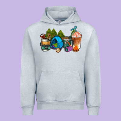 Camp Coffee Cups Ado Urban Hoodie Designed By Adodesignshop