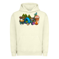 Pigment Pistachio camp coffee cups ado Urban Hoodie - AdoDesignShop