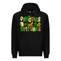 Black pinches get stitches Premium Hoodie - Artiststas