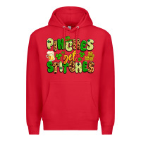 Red pinches get stitches Premium Hoodie - Artiststas