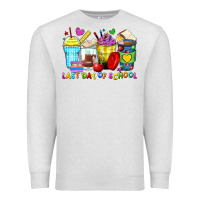 Oatmeal Heather last day of school coffee cups Premium Sweatshirt - Zillion Design Studio