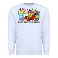 White last day of school coffee cups Premium Sweatshirt - Zillion Design Studio