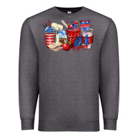 4th Of July Teacher Coffee Cups Premium Sweatshirt | Teevron