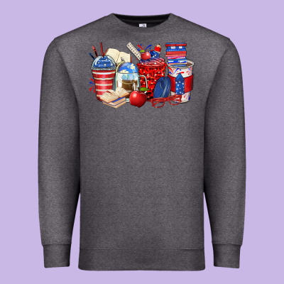 Premium Sweatshirt 4th of july teacher coffee cups