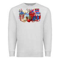 Dove Grey 4th of july teacher coffee cups Premium Sweatshirt - Zillion Design Studio