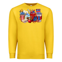 Lemon 4th of july teacher coffee cups Premium Sweatshirt - Zillion Design Studio